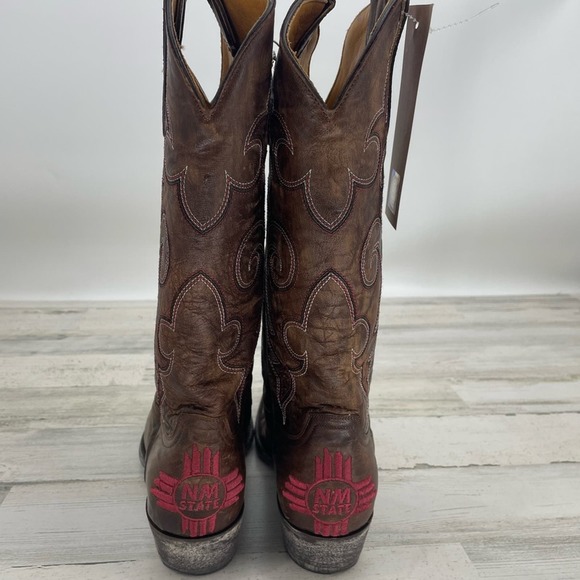 Game Day NEW Aggies New Mexico State Western Cowboy Boys Size 11.5 - Picture 5 of 8